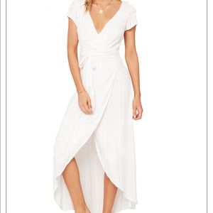 L*space high low wrap dress